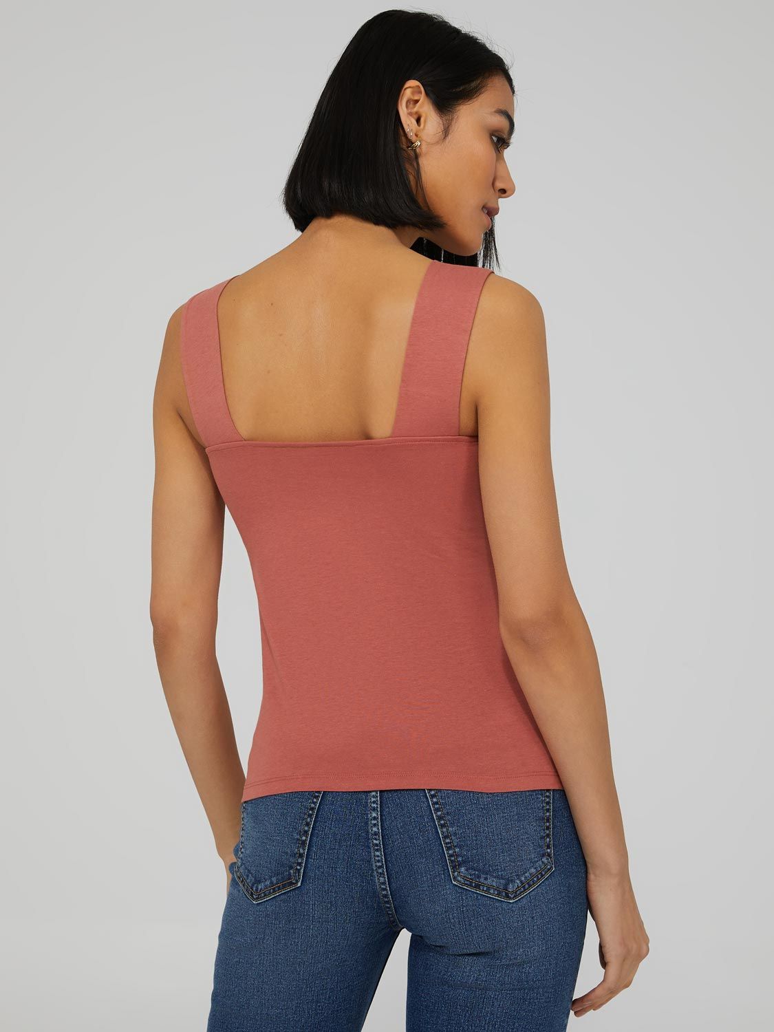 Thick Strap Tank Top sold by Suzy Shier product image thumbnail 4