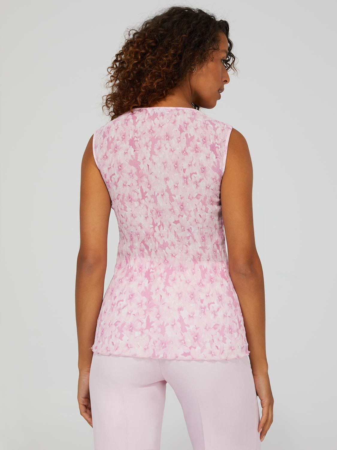 Sleeveless Plisse Blouse sold by Suzy Shier product image thumbnail 5