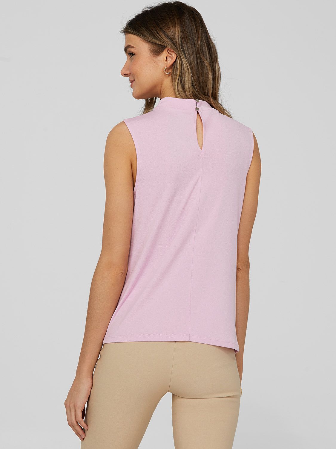 Pleated Mock Neck Top sold by Suzy Shier product image thumbnail 6