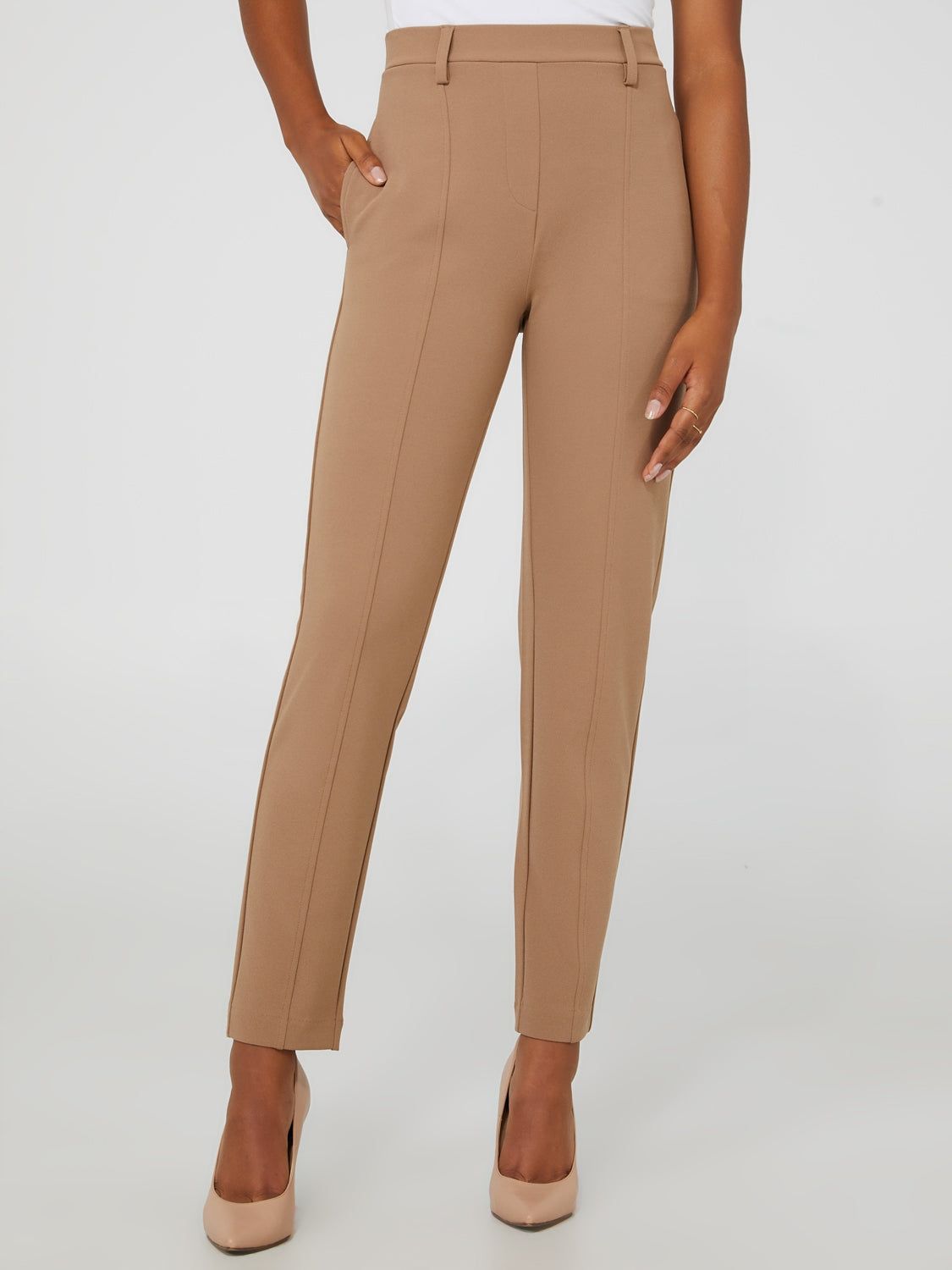 Crepe Ankle Length Pull-On Pants sold by Suzy Shier