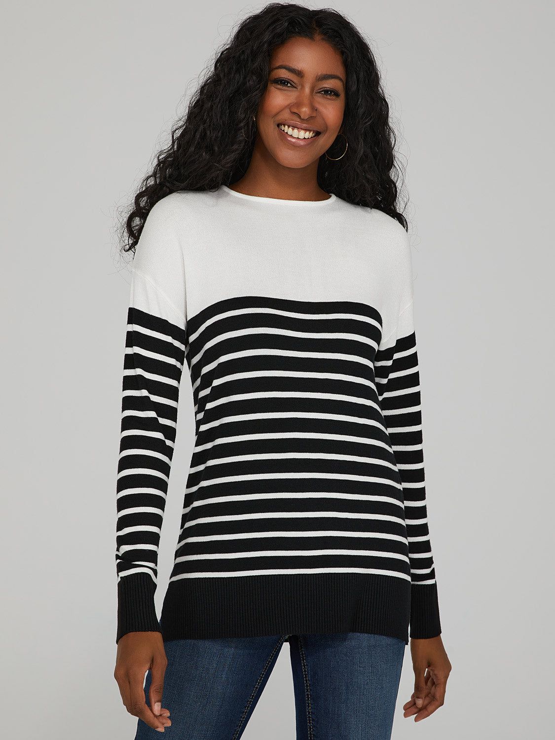Solid And Stripe Crew Neck Sweater sold by Suzy Shier product image thumbnail 6
