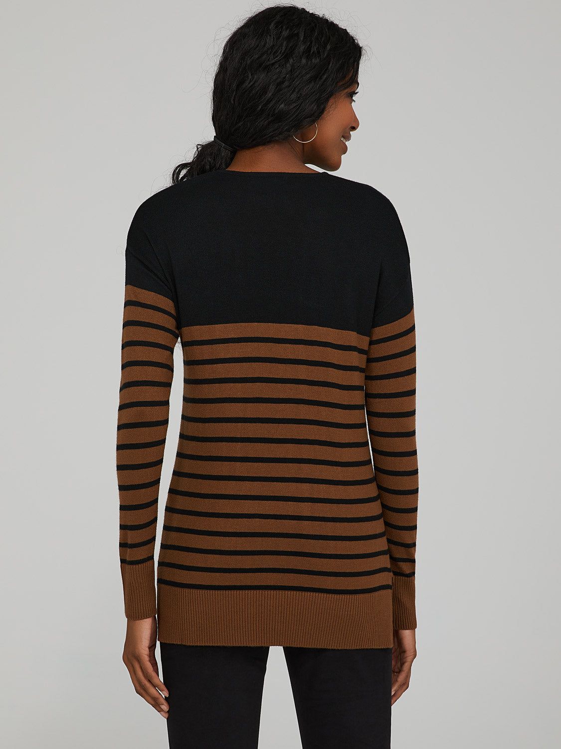 Solid And Stripe Crew Neck Sweater sold by Suzy Shier product image thumbnail 4