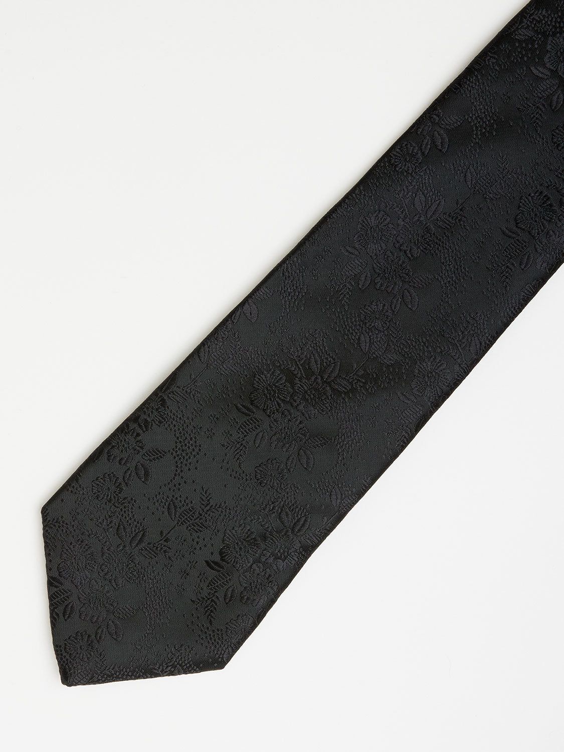 Tonal Jacquard Print Tie sold by Suzy Shier product image thumbnail 2