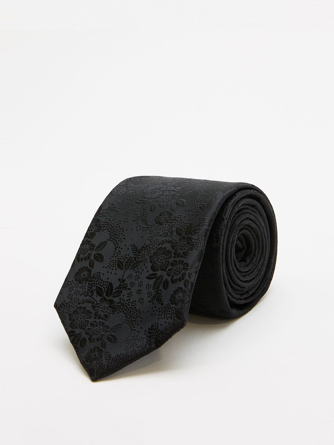 Tonal Jacquard Print Tie sold by Suzy Shier