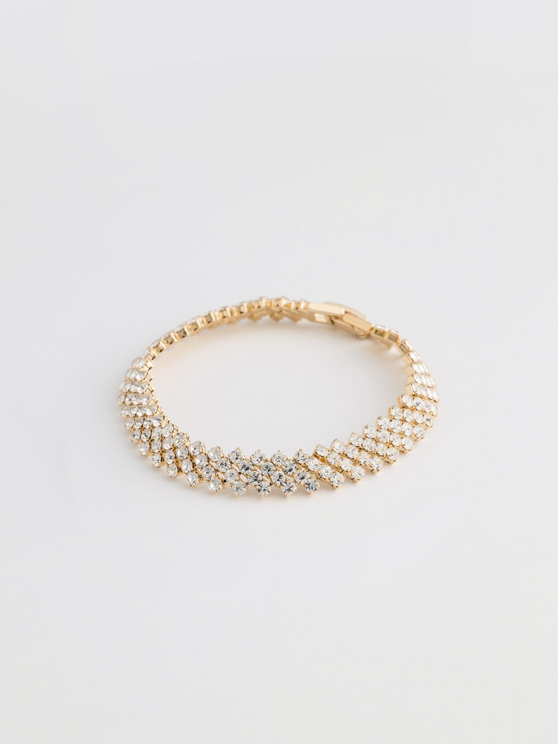 Zig-Zag Jewelled Bracelet sold by Suzy Shier product image thumbnail 2