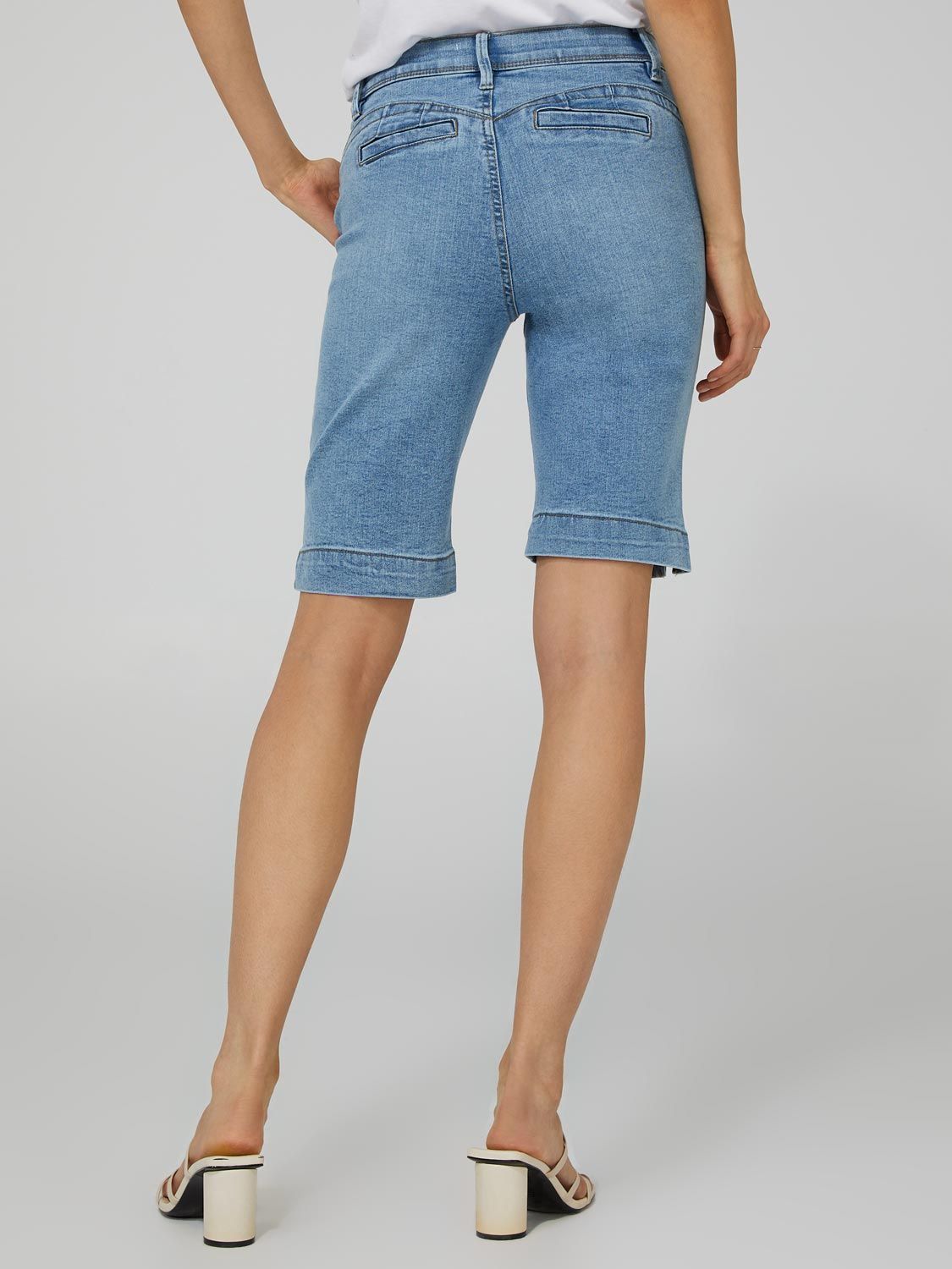 Bermuda Denim Shorts sold by Suzy Shier product image thumbnail 4