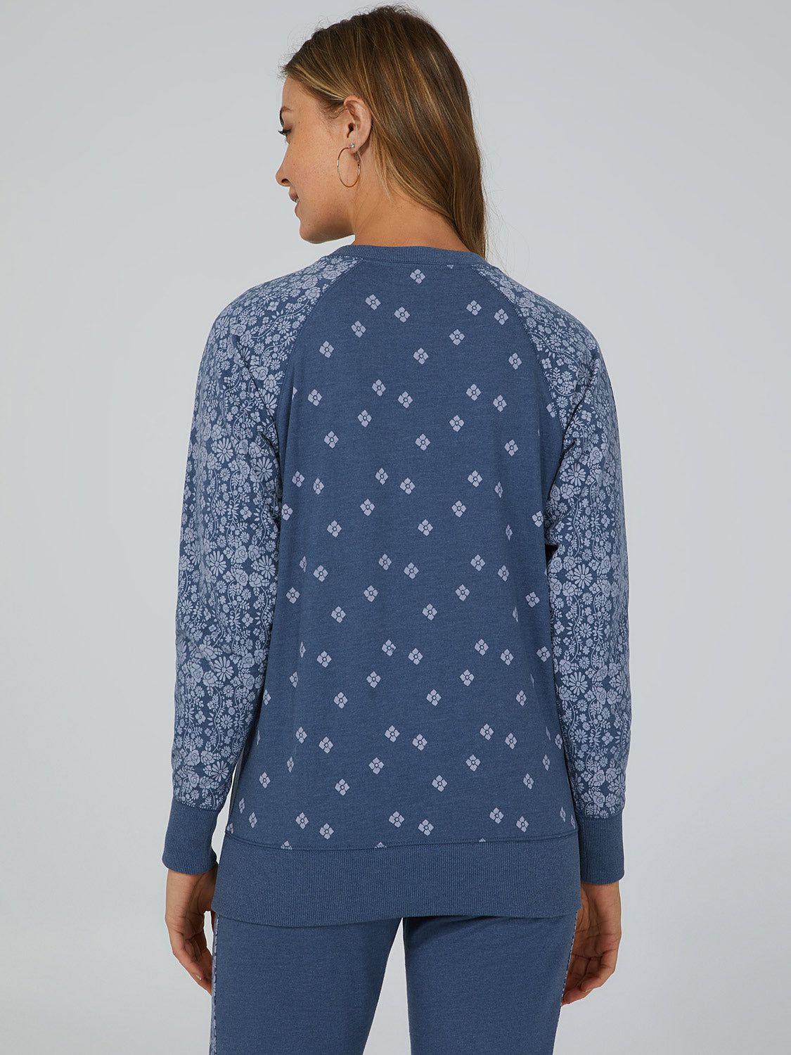 Printed Fleece Sweatshirt sold by Suzy Shier product image thumbnail 4