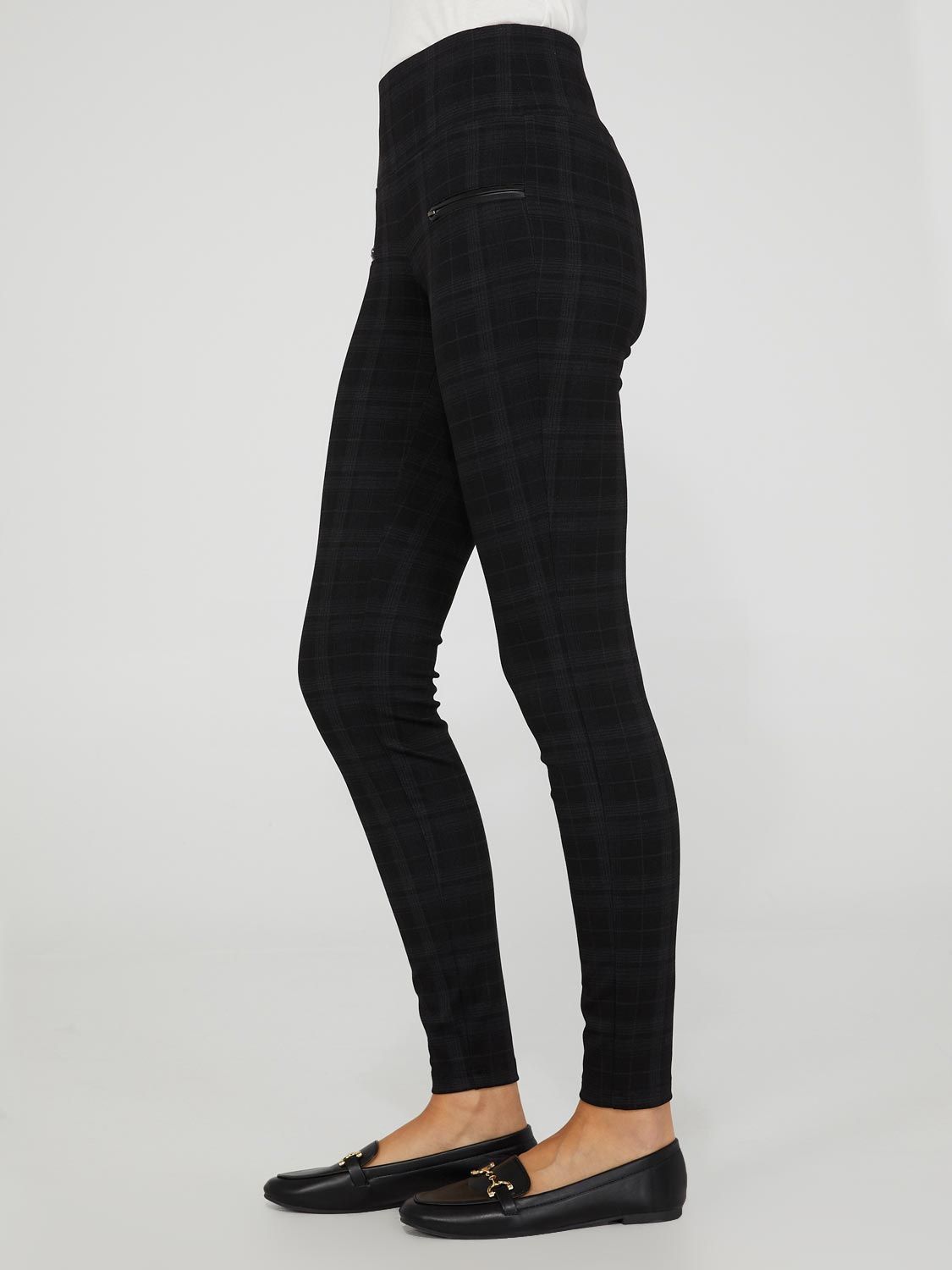 Plaid Pull-On Pants sold by Suzy Shier product image thumbnail 3