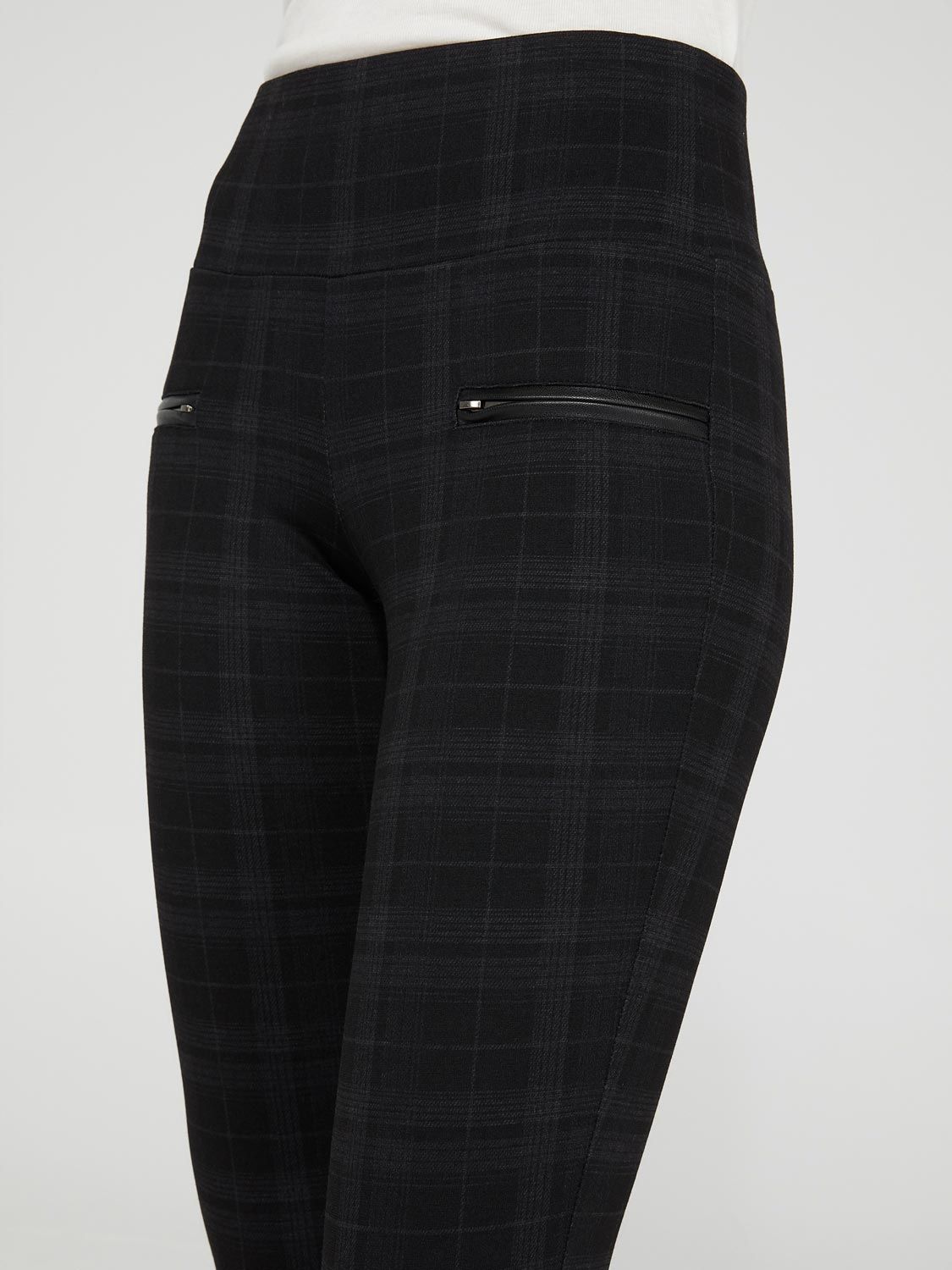 Plaid Pull-On Pants sold by Suzy Shier product image thumbnail 2