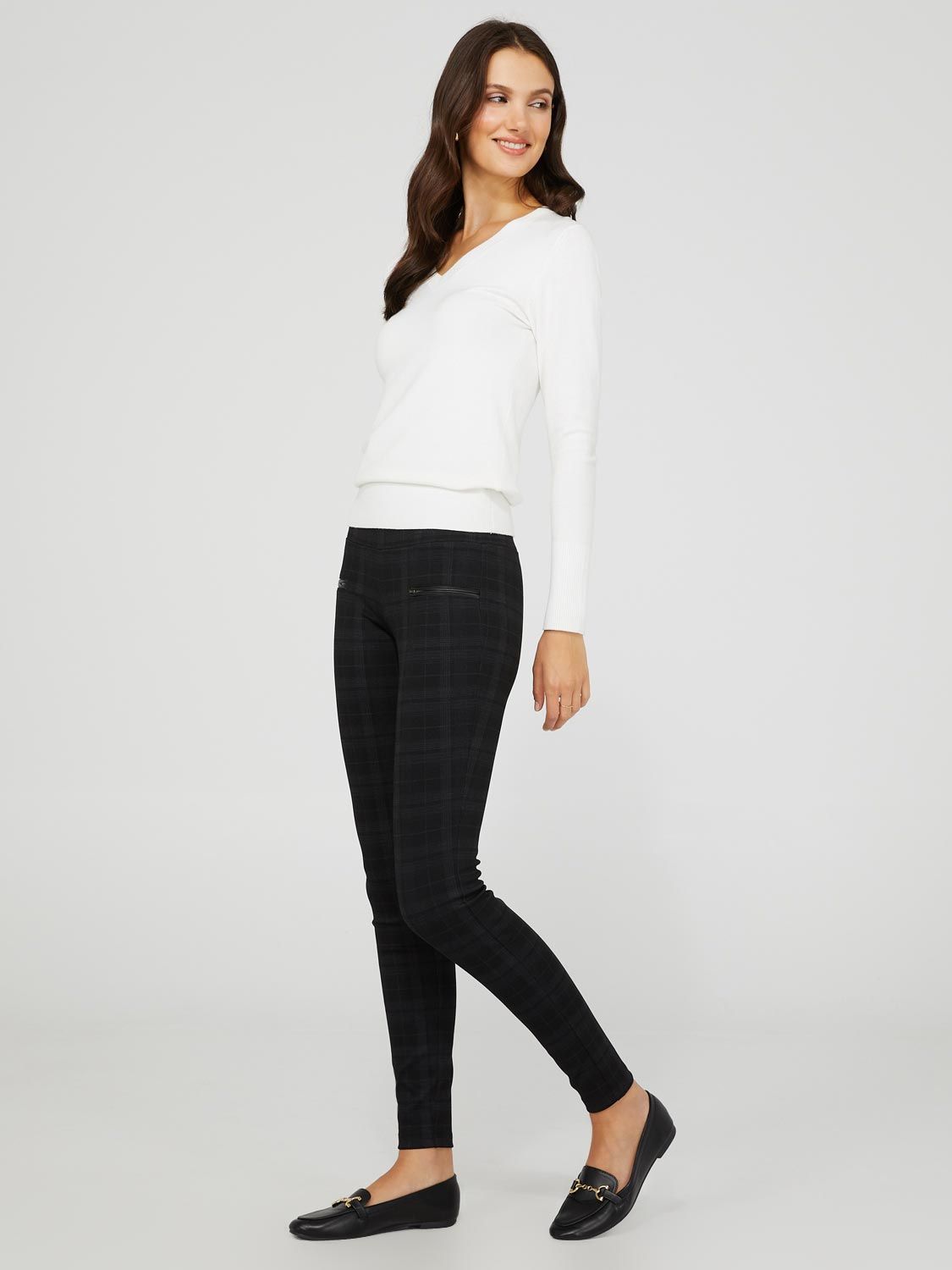 Plaid Pull-On Pants sold by Suzy Shier