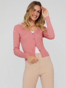 Scalloped Edge Cardigan sold by Suzy Shier