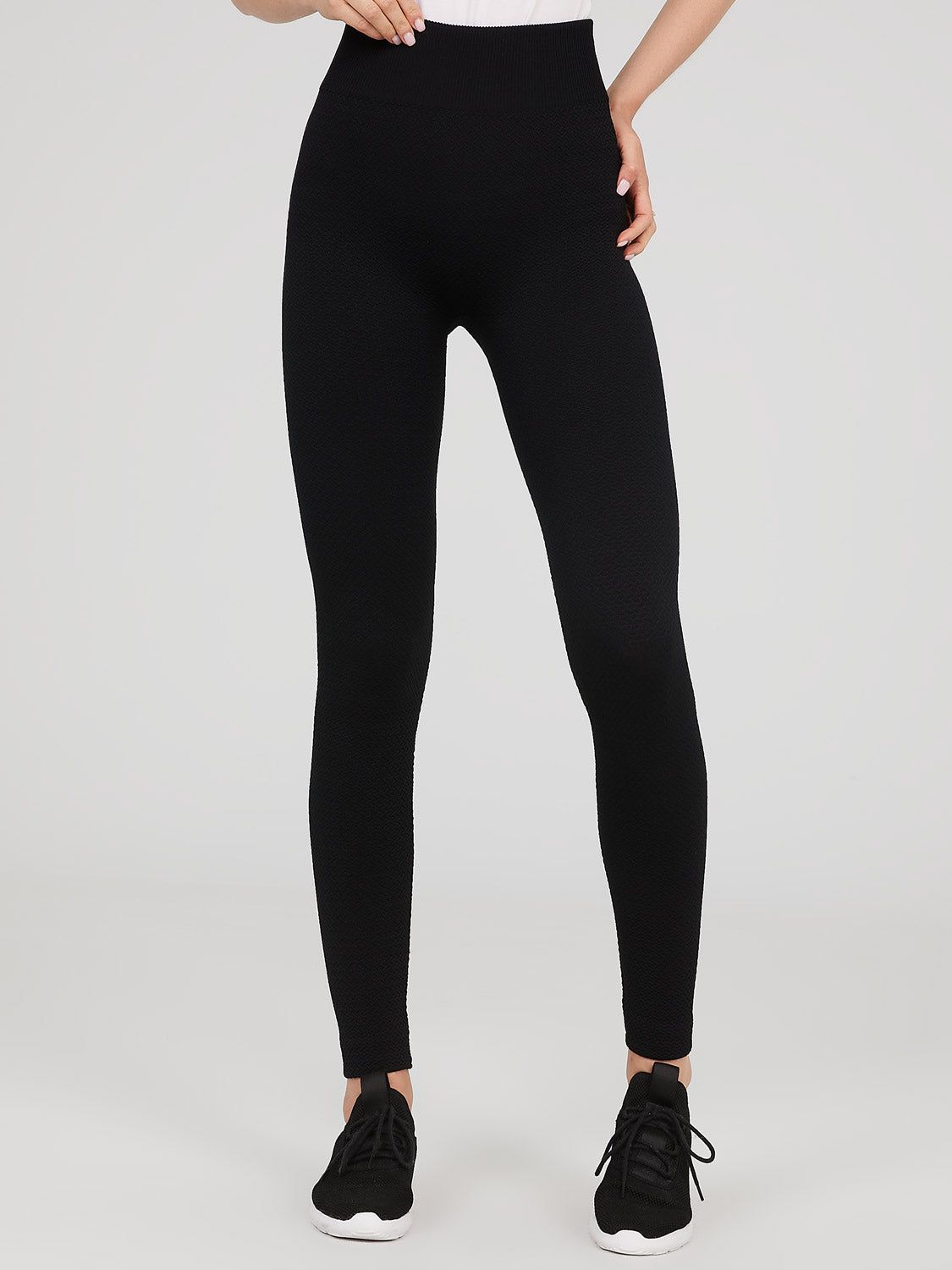 Geo Pattern Fleece Lined Leggings sold by Suzy Shier