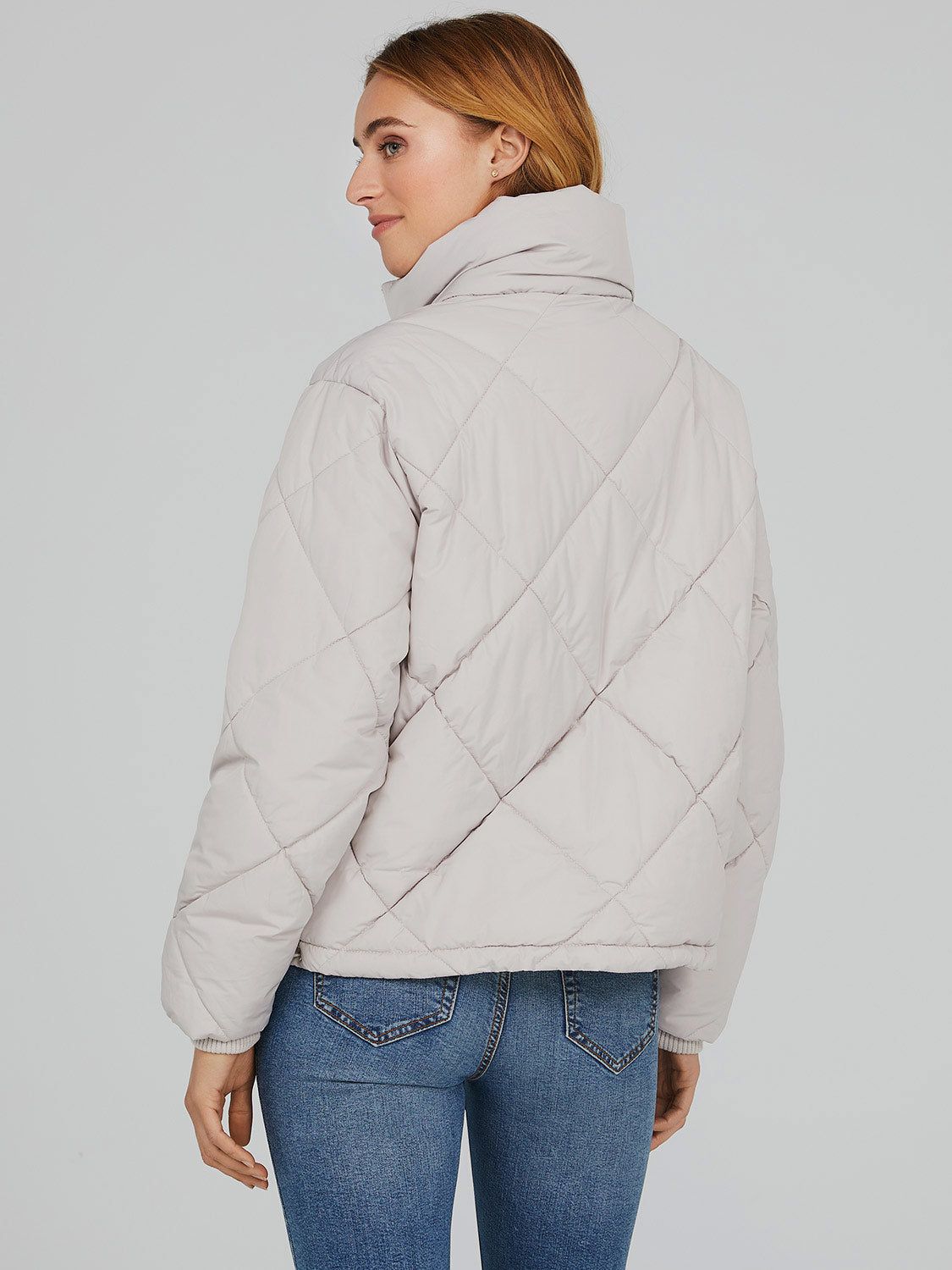 Diamond Quilted Puffer Jacket sold by Suzy Shier product image thumbnail 4
