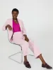 One-Button Ruched 3/4 Sleeve Blazer sold by Suzy Shier