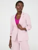 One-Button Ruched 3/4 Sleeve Blazer sold by Suzy Shier
