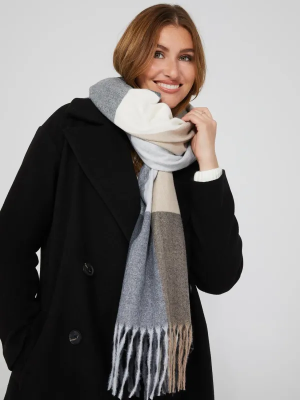Plaid Print Scarf sold by Suzy Shier