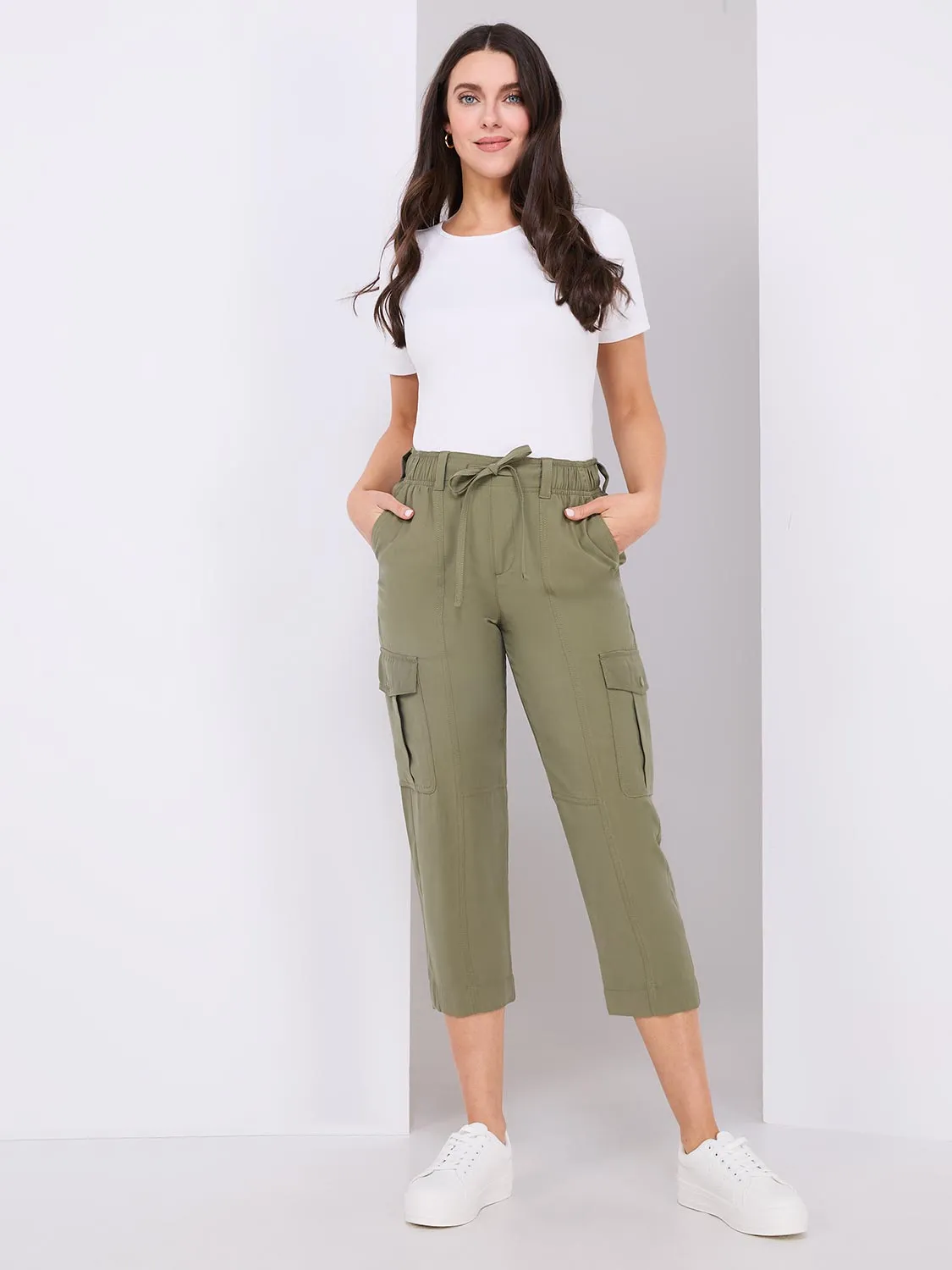 Cargo Capri Pants sold by Suzy Shier product image thumbnail 2