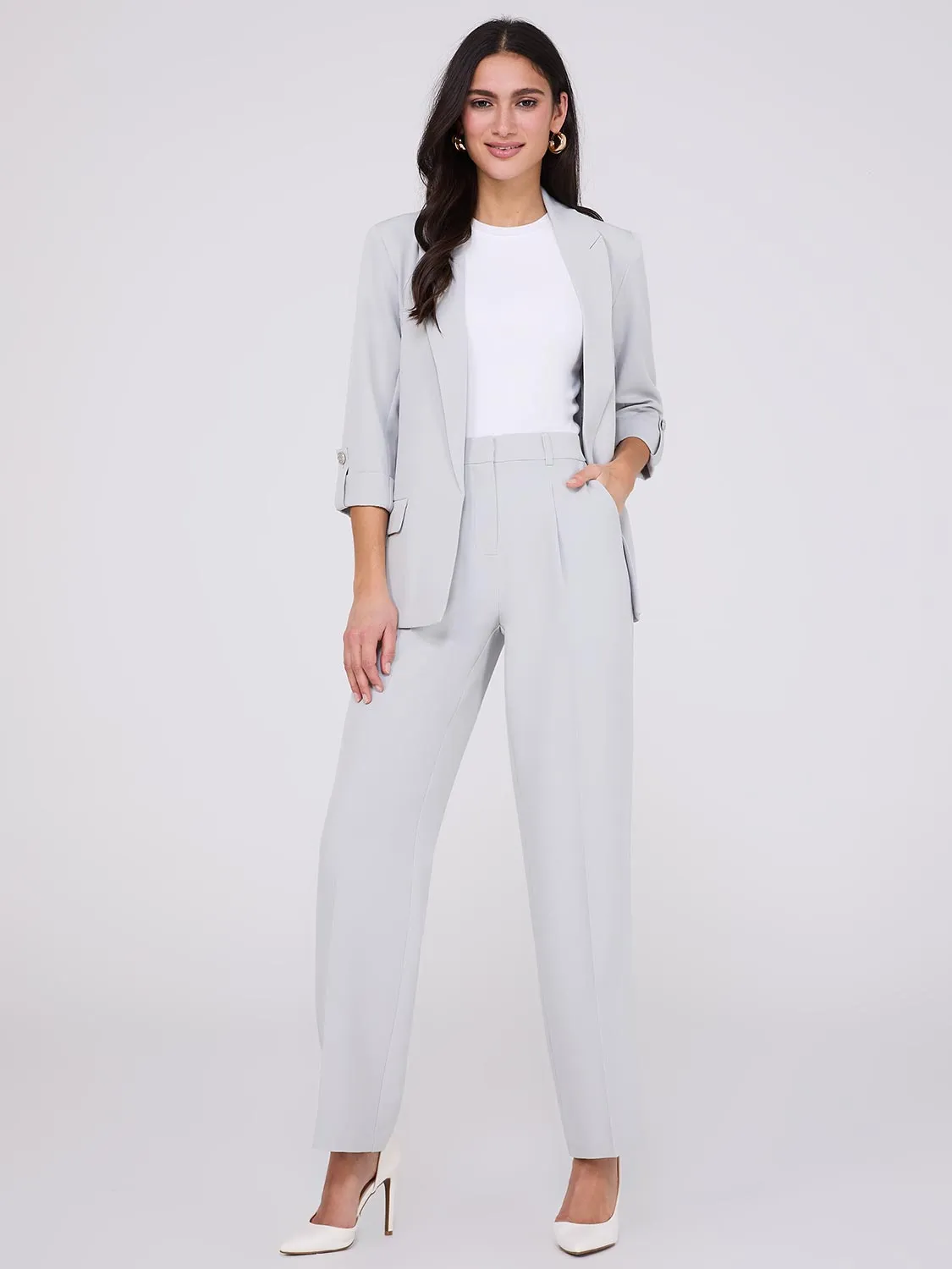 Pleated Wide-Leg Pants sold by Suzy Shier product image thumbnail 3