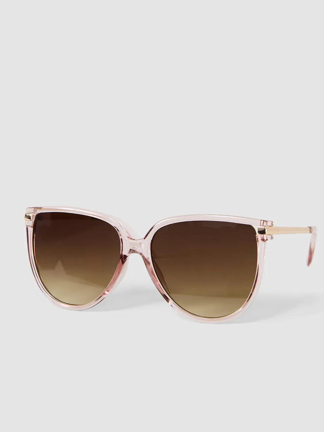 Oversized Clear Frame Cat Eye Sunglasses sold by Suzy Shier product image thumbnail 2