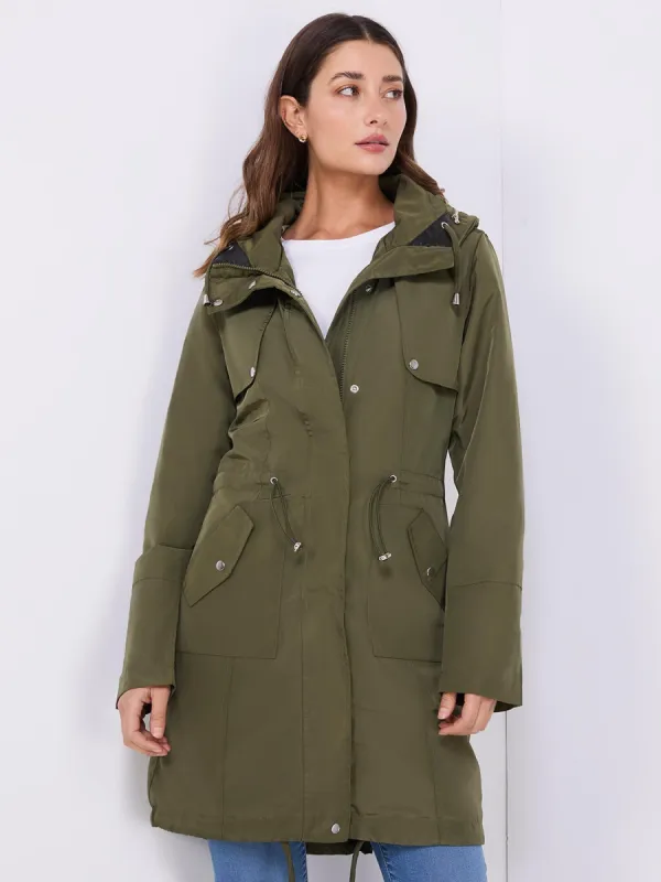 Hooded Anorak Jacket sold by Suzy Shier