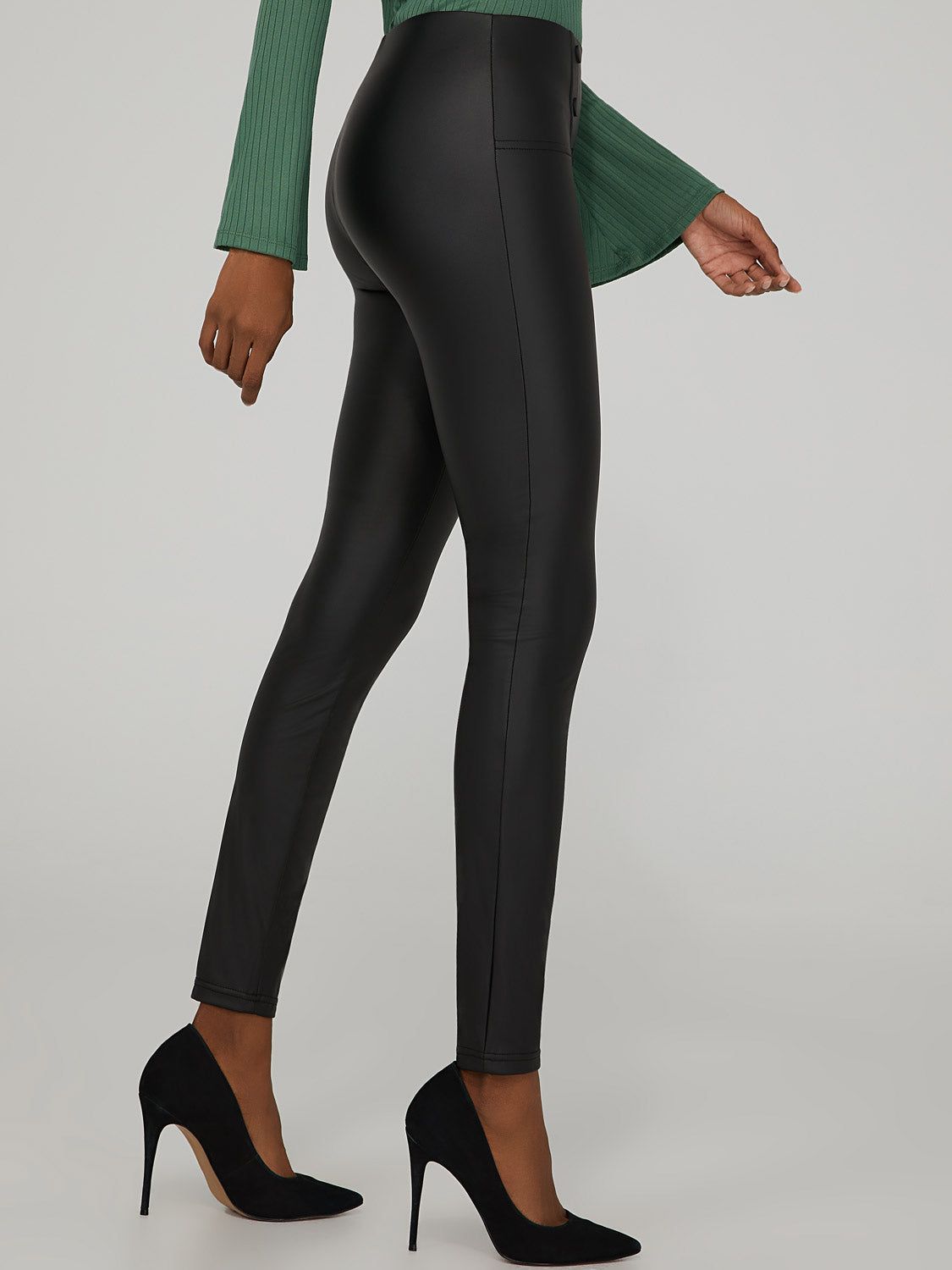 Faux Leather Pants sold by Suzy Shier product image thumbnail 3