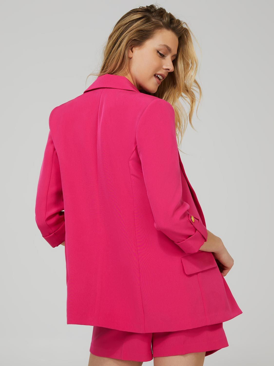 3/4 Sleeve Open Blazer sold by Suzy Shier product image thumbnail 9