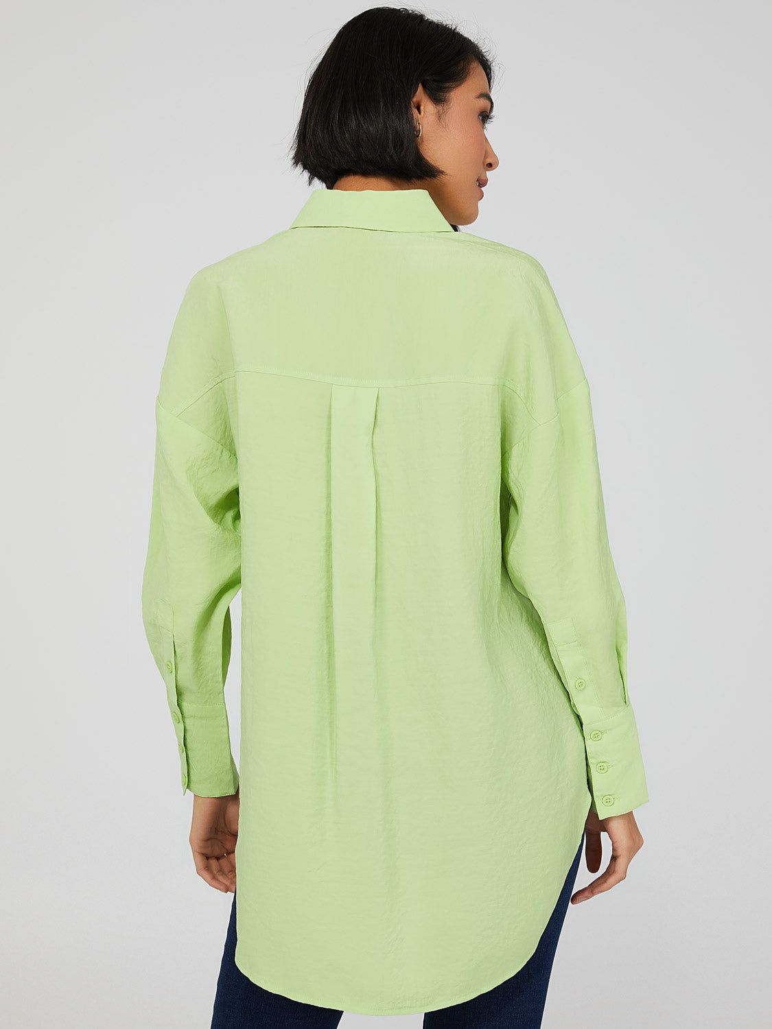 Oversized Button-Down Blouse sold by Suzy Shier product image thumbnail 9