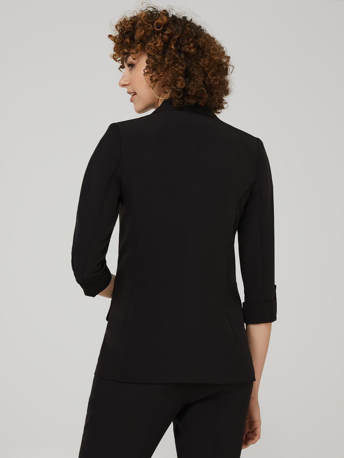 3/4 Sleeve Open Blazer sold by Suzy Shier product image thumbnail 13