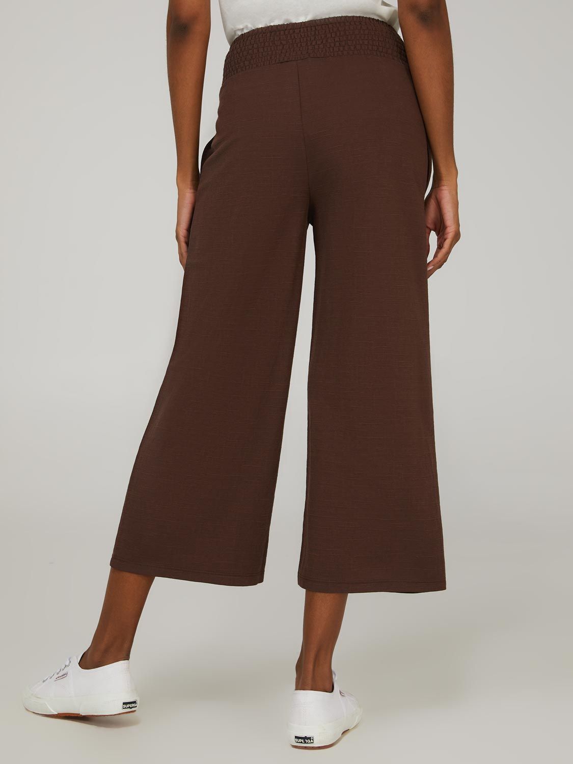 High Rise Gaucho Pants With Side Pockets sold by Suzy Shier product image thumbnail 6