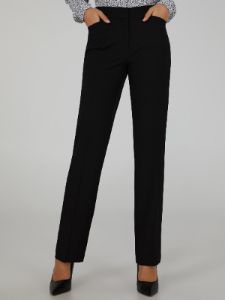 Elastic Waist Straight Leg Trousers sold by Suzy Shier
