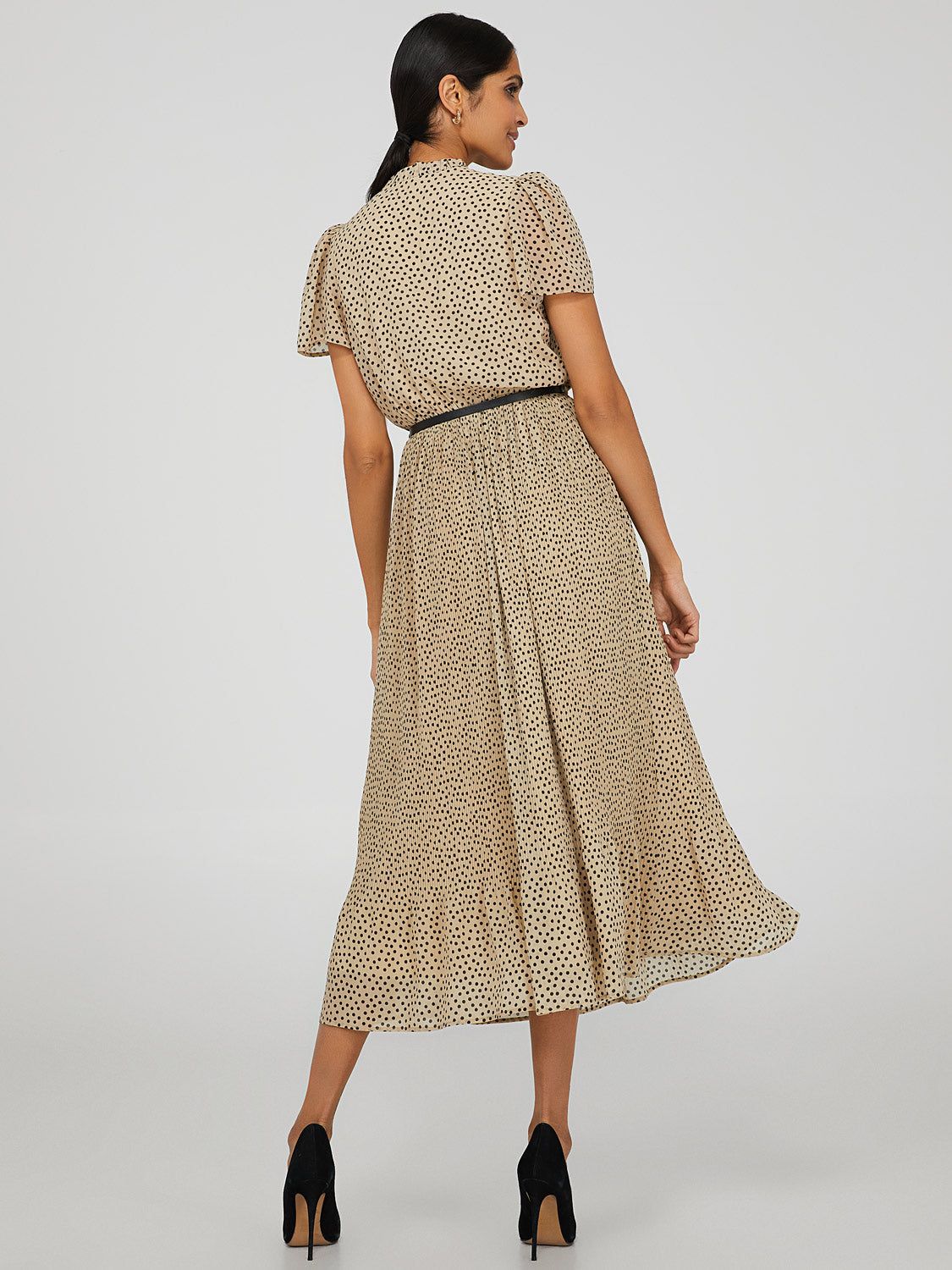 Belted Printed Chiffon Midi Dress sold by Suzy Shier product image thumbnail 6