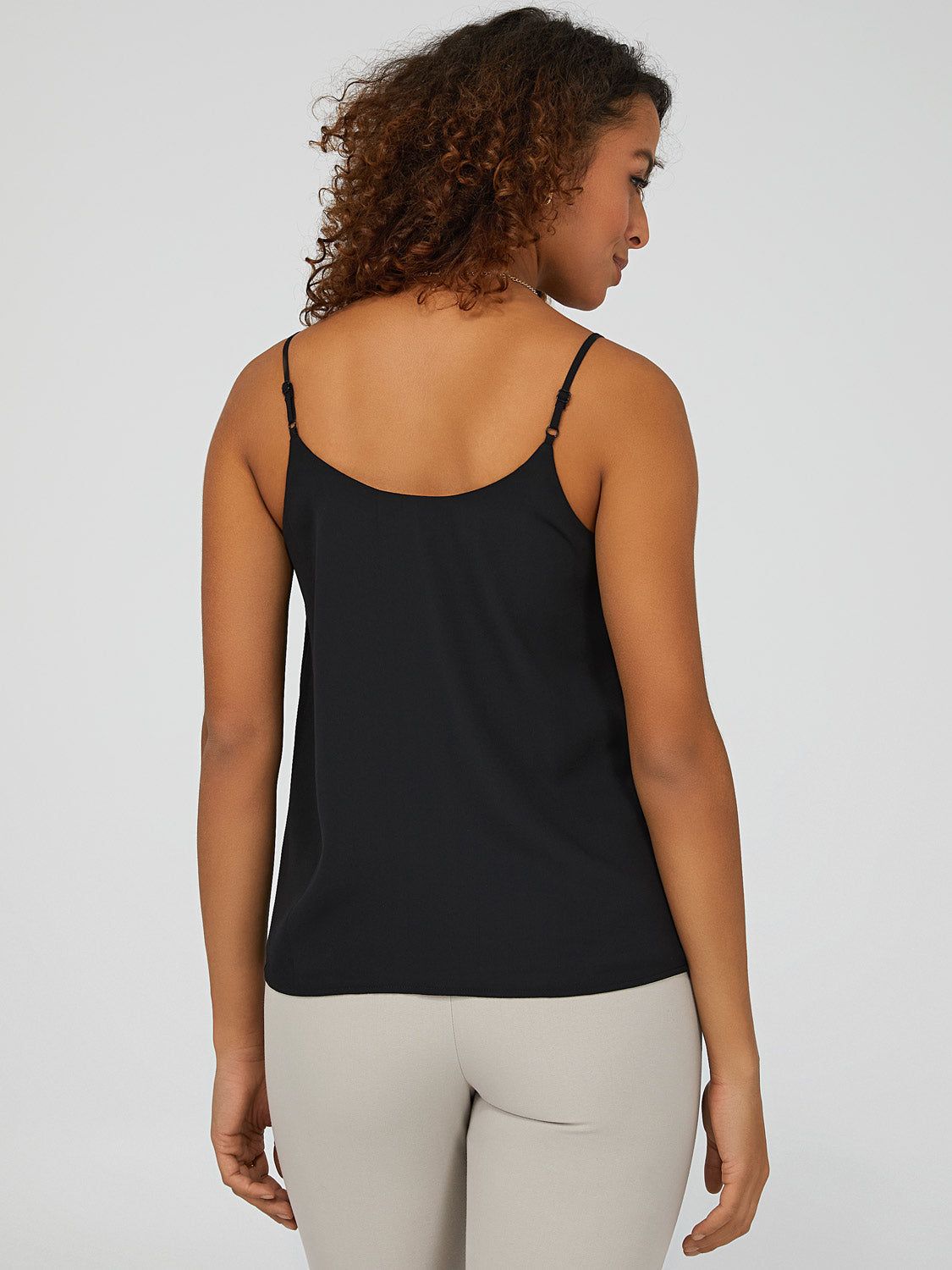 Adjustable Spaghetti Strap V-Neck Top sold by Suzy Shier product image thumbnail 4