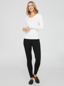 Pinstripe Skinny Leg Pull-On Pants sold by Suzy Shier