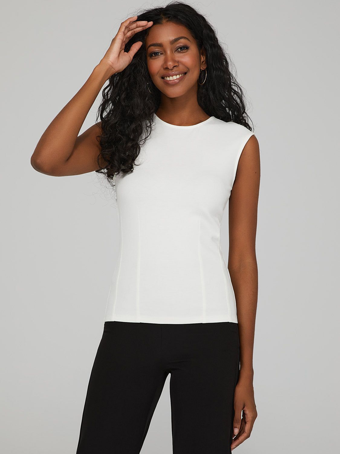 Sleeveless Shell Top sold by Suzy Shier product image thumbnail 5