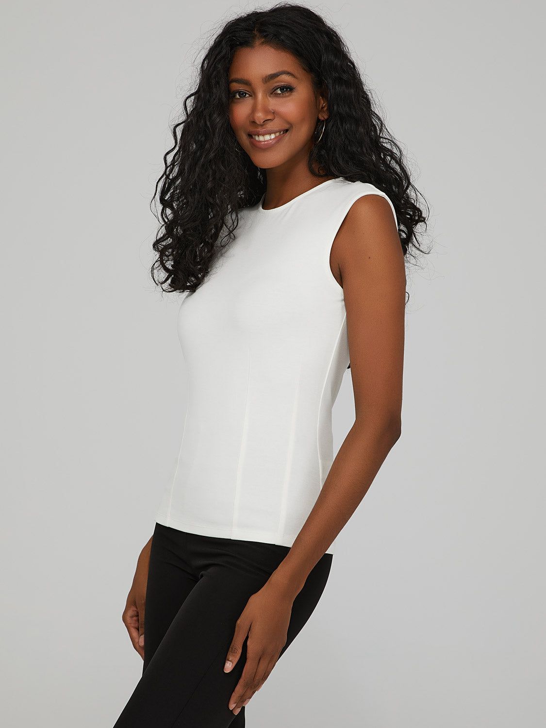 Sleeveless Shell Top sold by Suzy Shier product image thumbnail 6