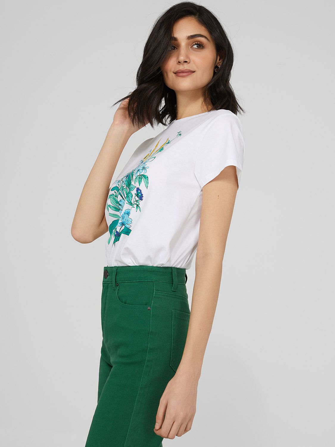 Floral Bouquet Graphic T-Shirt sold by Suzy Shier product image thumbnail 3