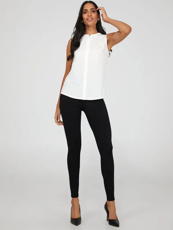 Sleeveless Pleated Top sold by Suzy Shier
