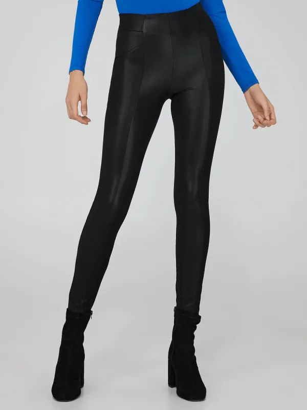 Liquid-Look Faux Leather Pants sold by Suzy Shier