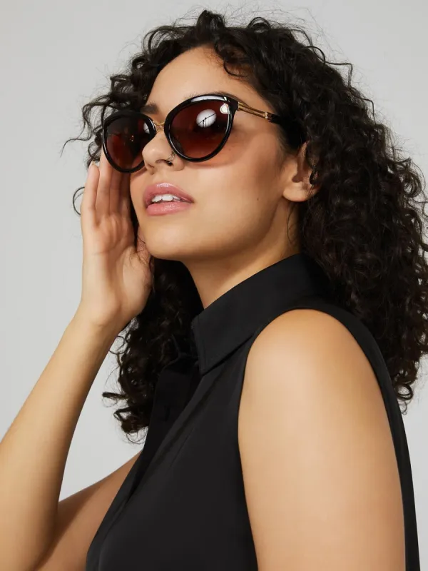 Butterfly Frame Sunglasses sold by Suzy Shier