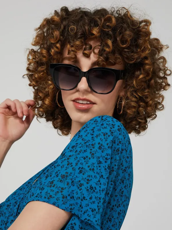 Oversized Thick Frame Sungasses sold by Suzy Shier