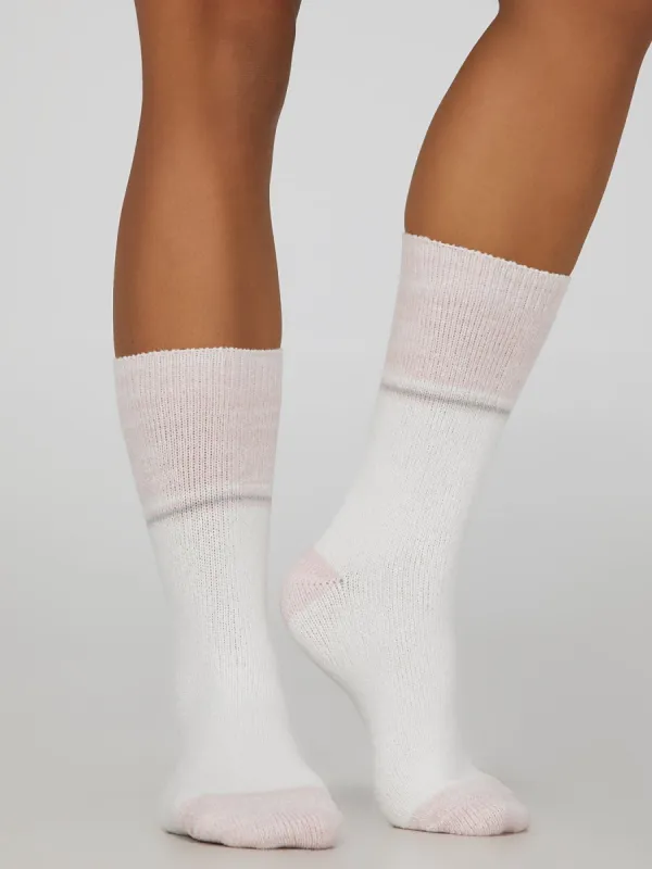 2-Pack Solid And Chalet Print Socks sold by Suzy Shier