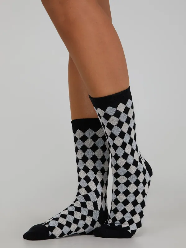 Diamond Print Socks sold by Suzy Shier