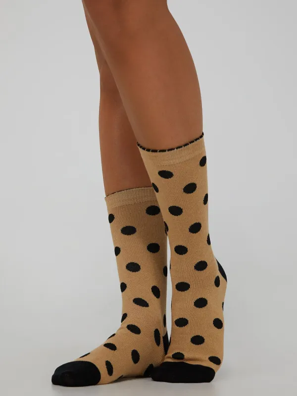 Polka Dot Crew Socks sold by Suzy Shier