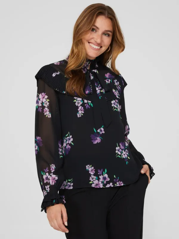 Floral Print Georgette Blouse sold by Suzy Shier
