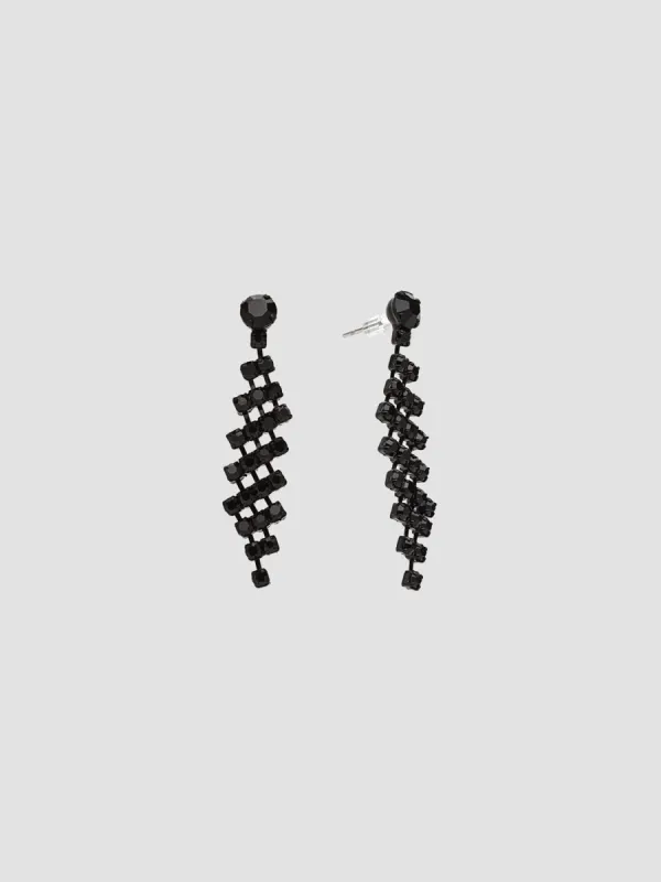 Jewelled Cascading Earrings sold by Suzy Shier