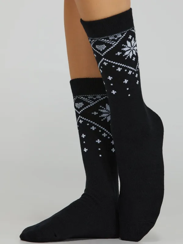 1-Pack Of Snowflake Crew Socks sold by Suzy Shier