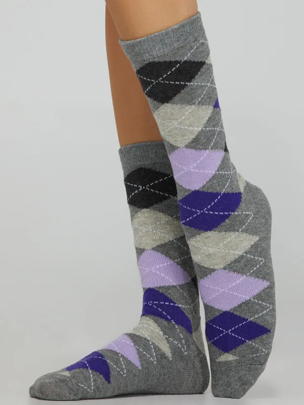 Argyle Crew Socks sold by Suzy Shier