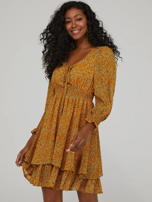 Sweetheart Drawstring Mini Dress sold by Suzy Shier