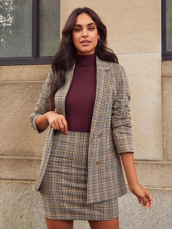 Plaid Blazer sold by Suzy Shier