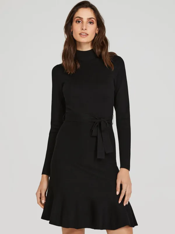 Mock Neck Sweater Dress sold by Suzy Shier